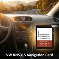 Europe West Sat Nav SD Card for VW RNS315 System Map Update — Fits Golf, Passat, Tiguan, Polo, Touran, Jetta - 2025 Map Update Sat Nav Store