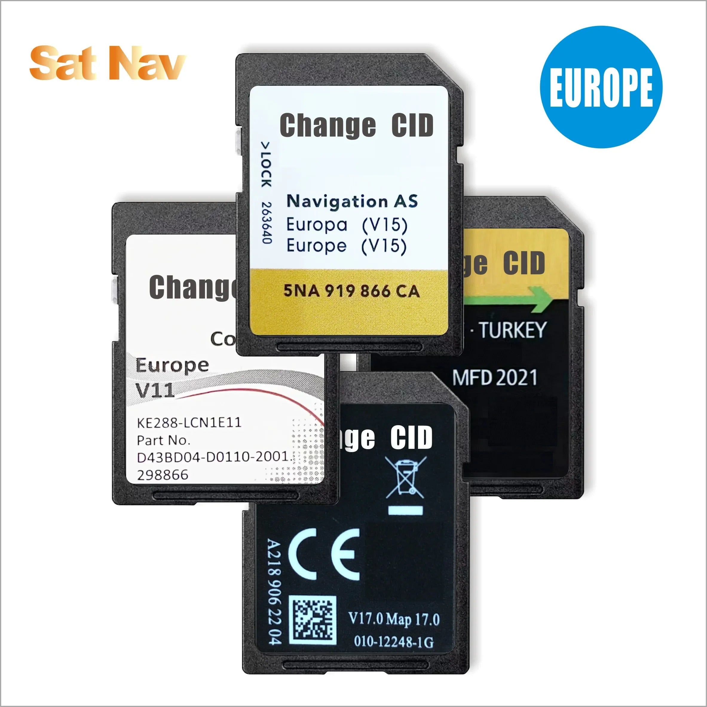 Mazda 2024 USA / Canada / Mexico GPS Navigation SD Card DRVR66EZ1