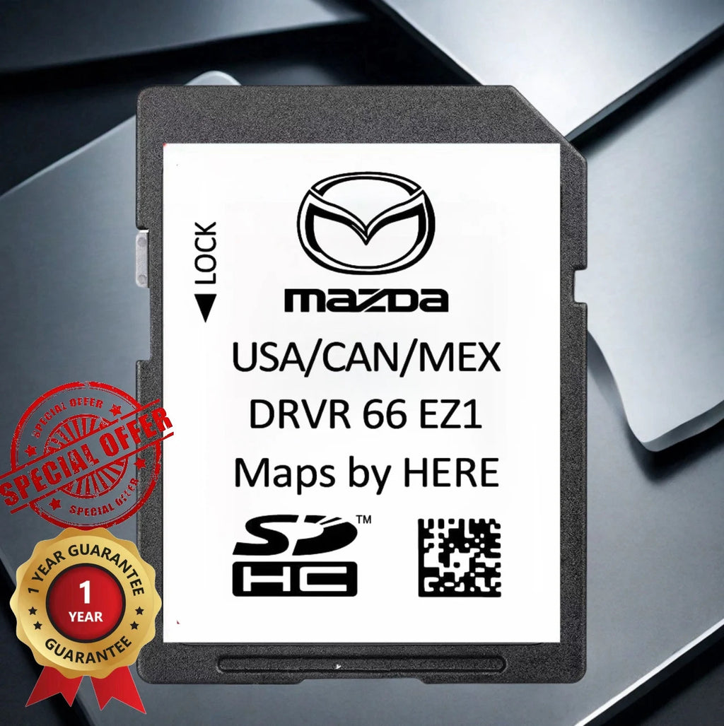 Mazda 2024 USA / Canada / Mexico GPS Navigation SD Card DRVR66EZ1