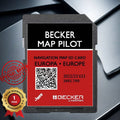 Becker Map Pilot 2023 GPS Navigation SD Card Europe 8GB