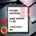 Renault Carminat TomTom 2025 GPS Navigation SD Card Europe Map