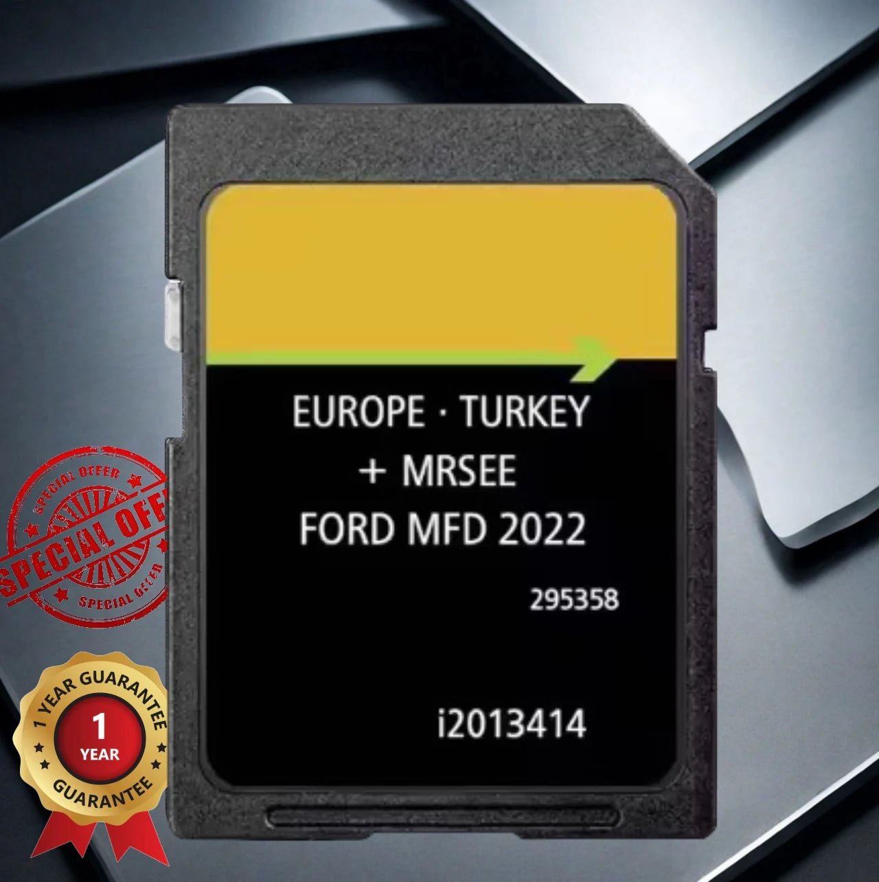 Ford MFD V10 2022 GPS Navigation SD Card Europe Focus Fiesta C-Max