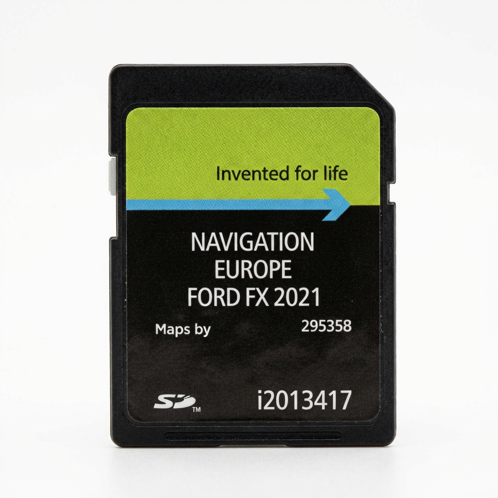 Ford FX Navigation SD Card — 2021 Europe GPS Map Update — Compatible with Focus, Mondeo, Kuga, S-Max, Transit (2007-2011)