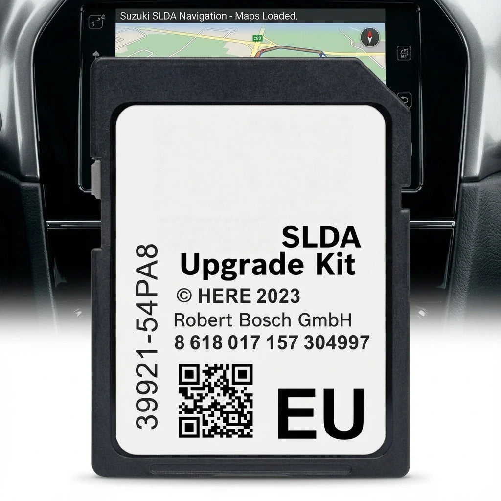 Suzuki SLDA Europe 2024 GPS Navigation SD Card 16GB Map Update