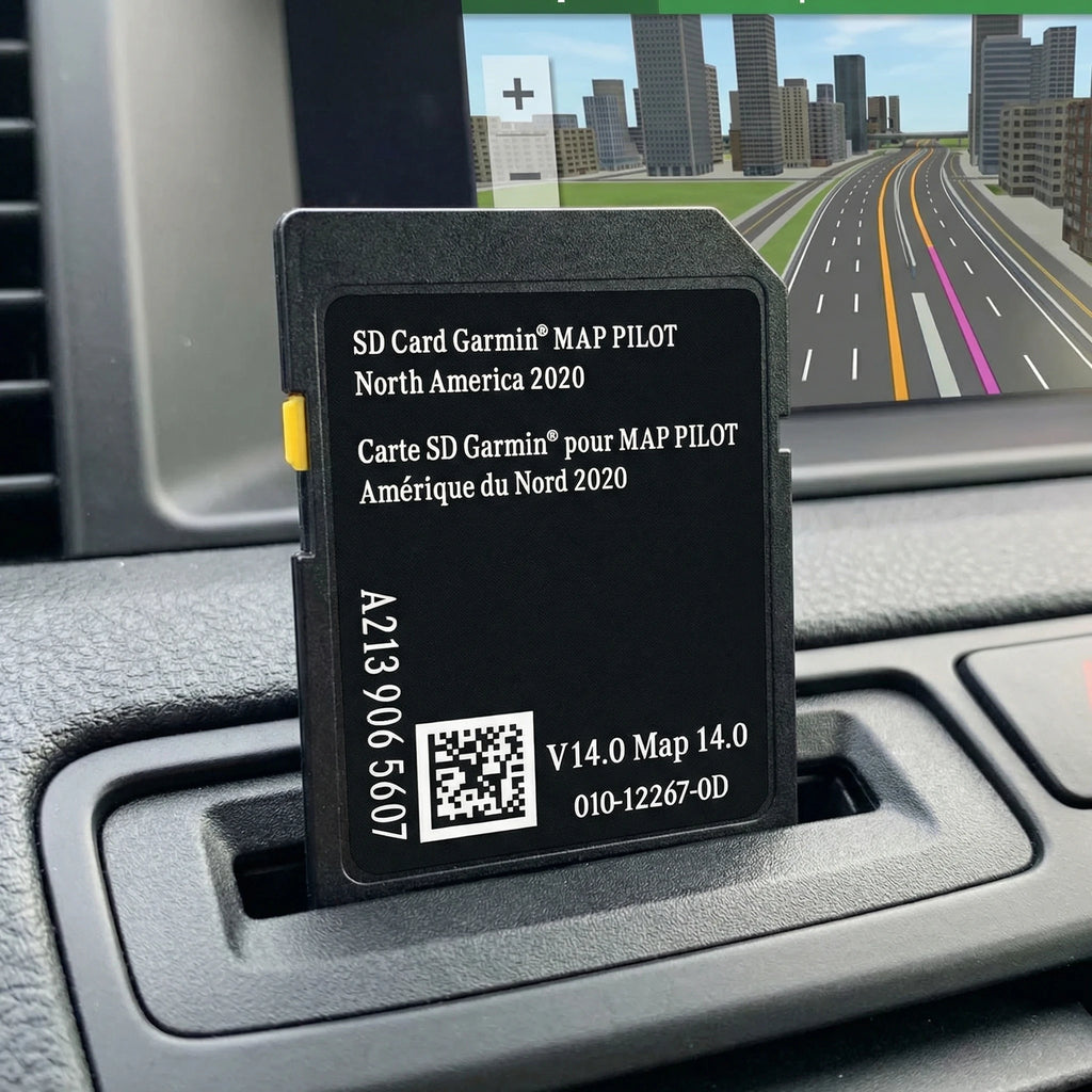 Mercedes-Benz Garmin Map Pilot Star 2025 GPS Navigation SD Card — Latest Map Update