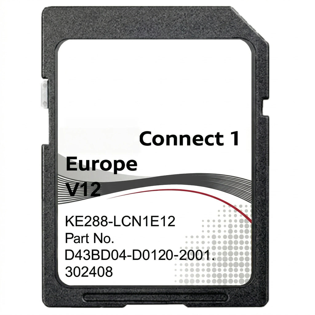 2023 Sat Nav SD Card for Nissan Connect 1 (LCN1) — Europe Map Update V12 LCN1EV12 — Fits Qashqai (J10), Juke - 2025 Map Update Sat Nav Store