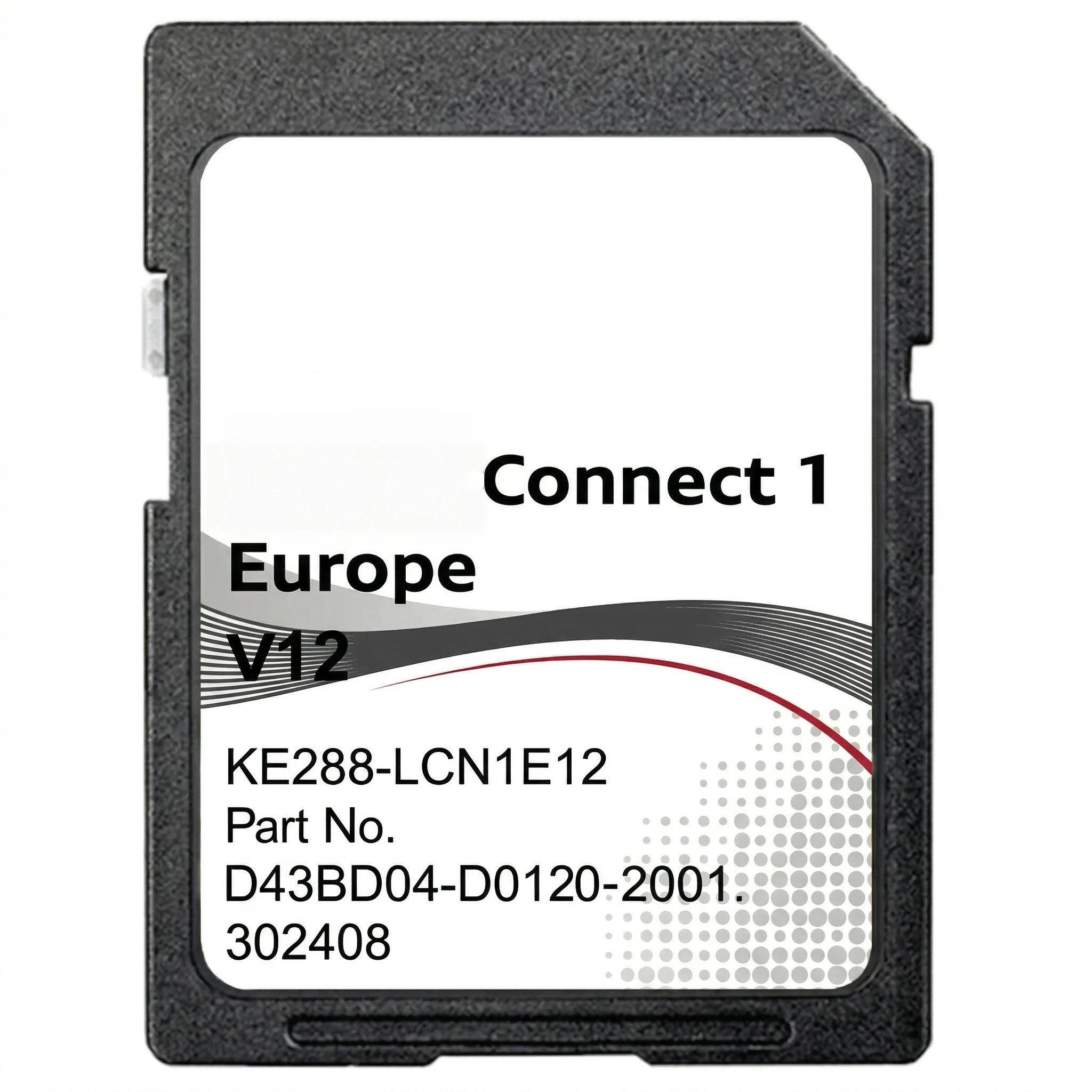 2023 Sat Nav SD Card for Nissan Connect 1 (LCN1) — Europe Map Update V12 LCN1EV12 — Fits Qashqai (J10), Juke