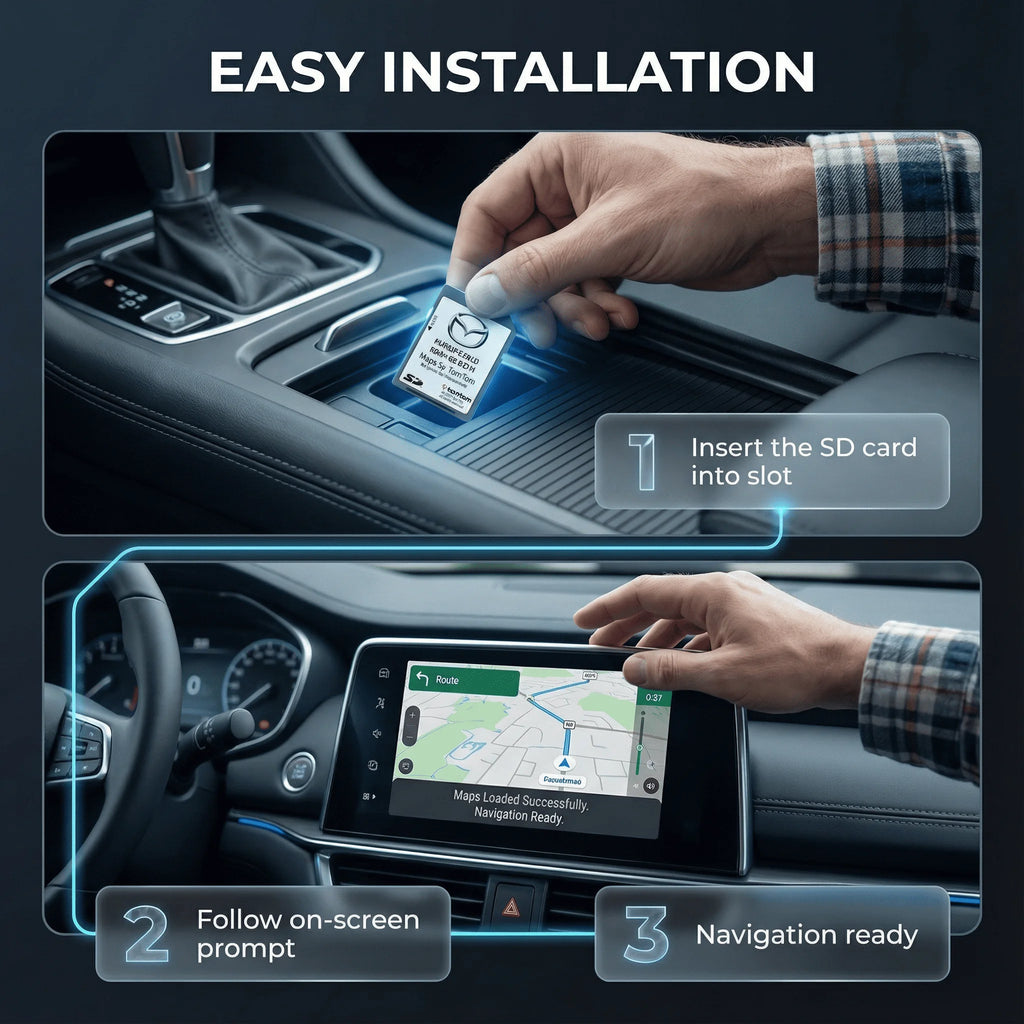 Mazda 6 CX-5 2025 GPS Navigation SD Card Europe NB1 KD5166EZ1N