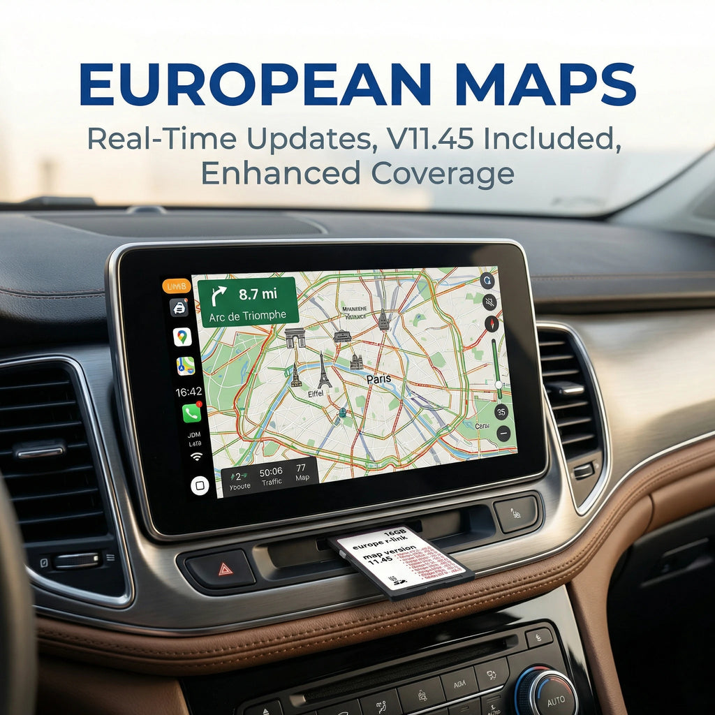 Renault R-link 11.45 2025 GPS Navigation SD Card Europe UK