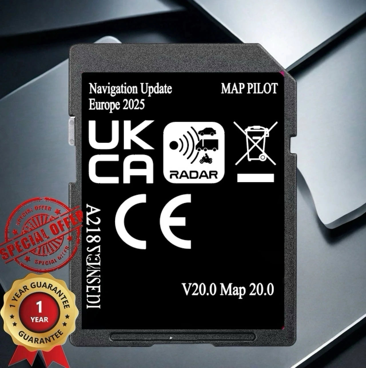 Mercedes Garmin A218 V20 NTG 5 Star 1 2025 GPS Navigation SD Card