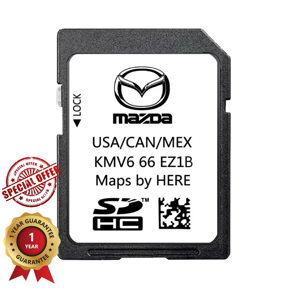 Mazda 2025 GPS Navigation SD Card USA Canada Mexico KMV666EZ1B