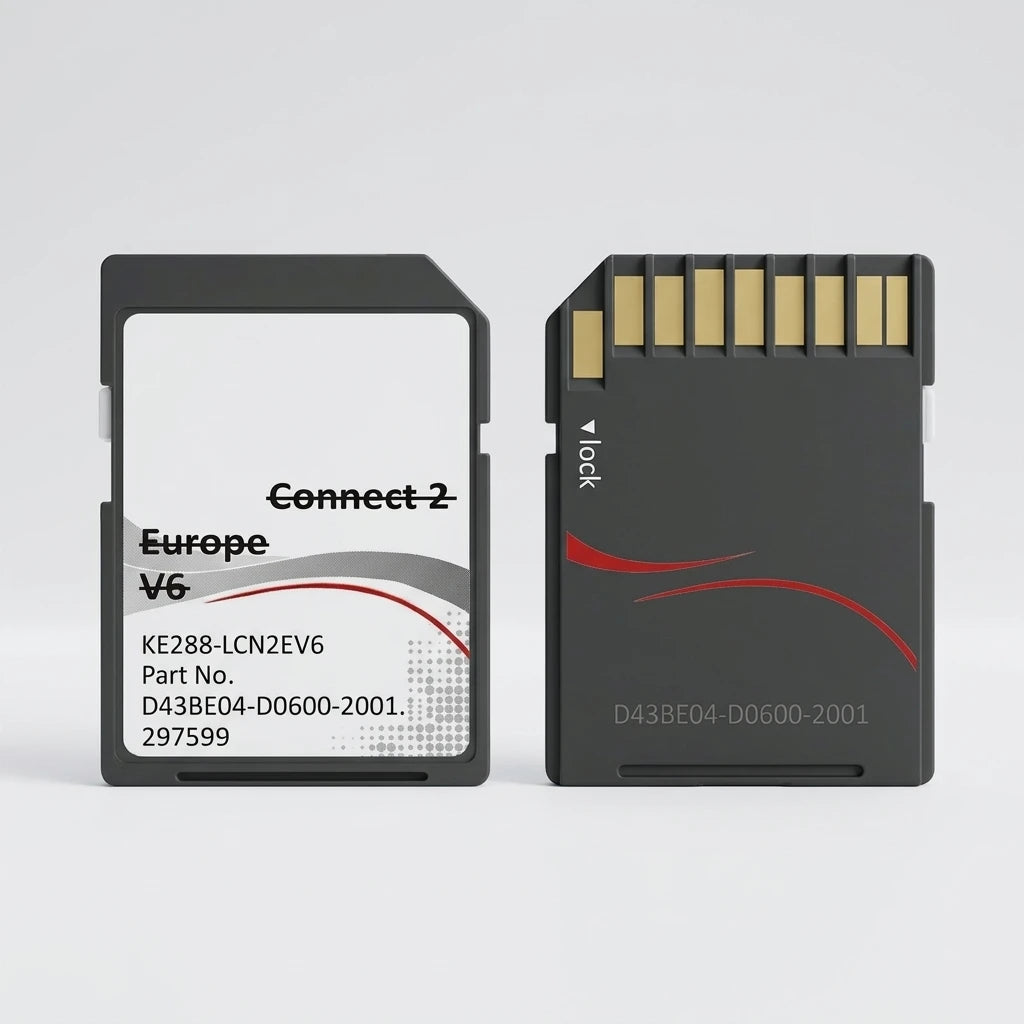 Connect 2 V6 SD Card Note Juke Leaf Micra E-Nv200 Map UK EU for Nissan with Speed Camera