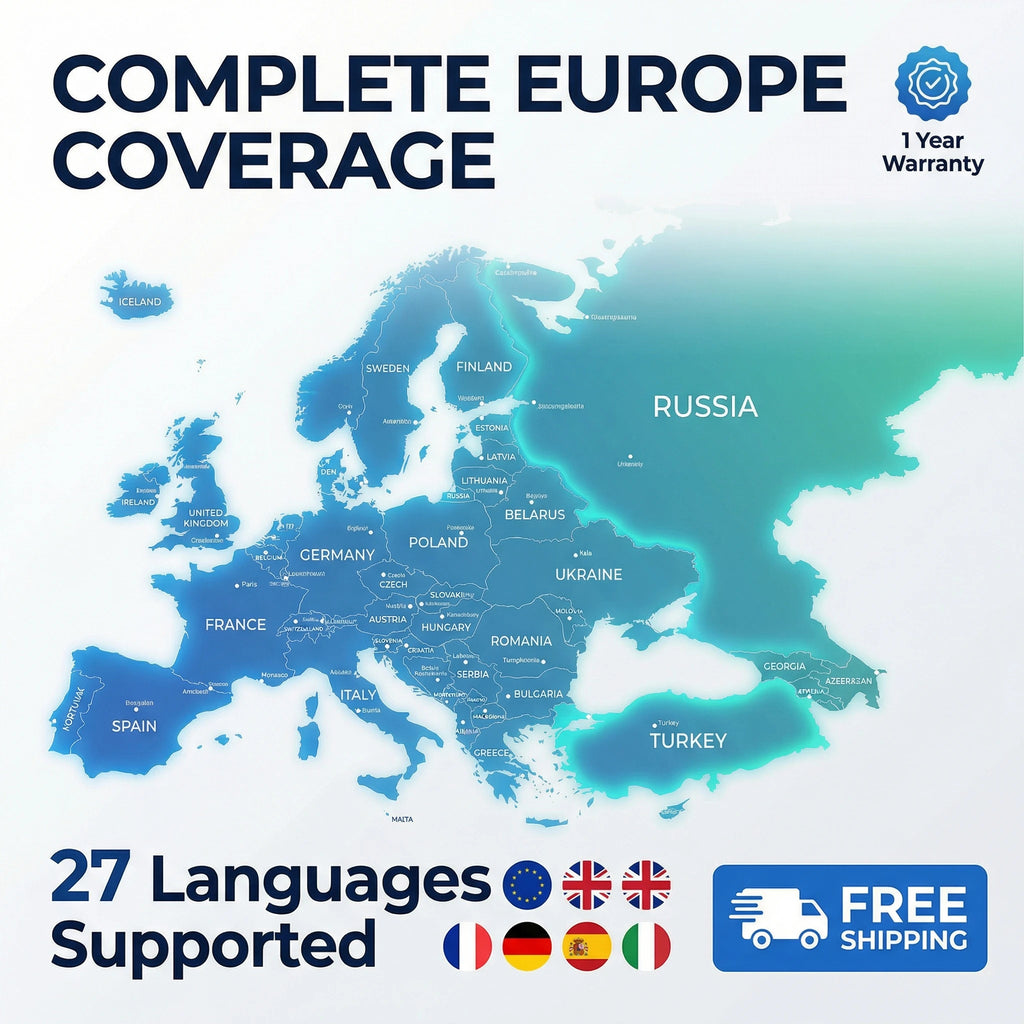 2023 Sat Nav SD Card for Nissan Connect 1 (LCN1) — Europe Map Update V12 LCN1EV12 — Fits Qashqai (J10), Juke - 2025 Map Update Sat Nav Store
