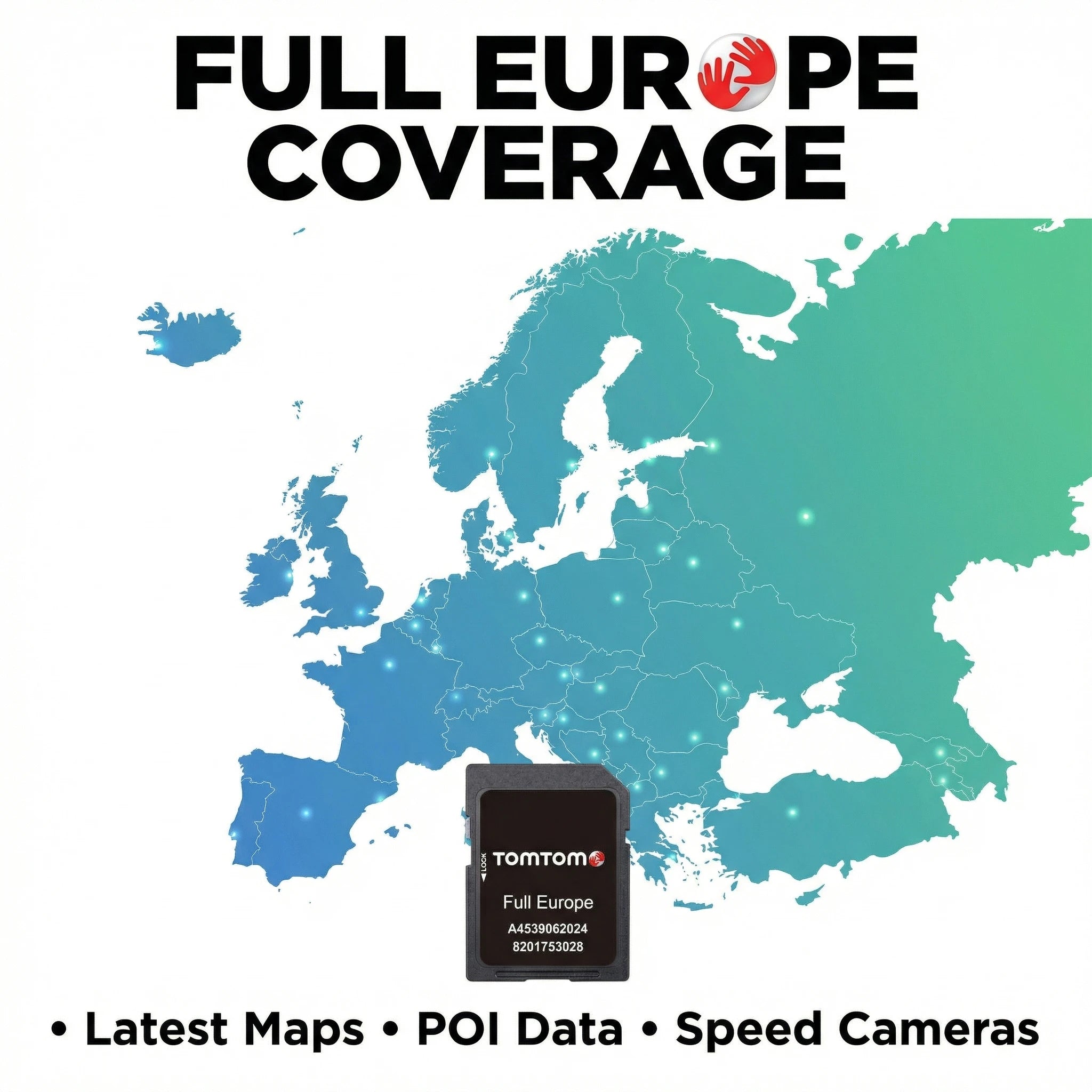 Smart 453 ForTwo ForFour 2024-2025 GPS Navigation SD Card Europe