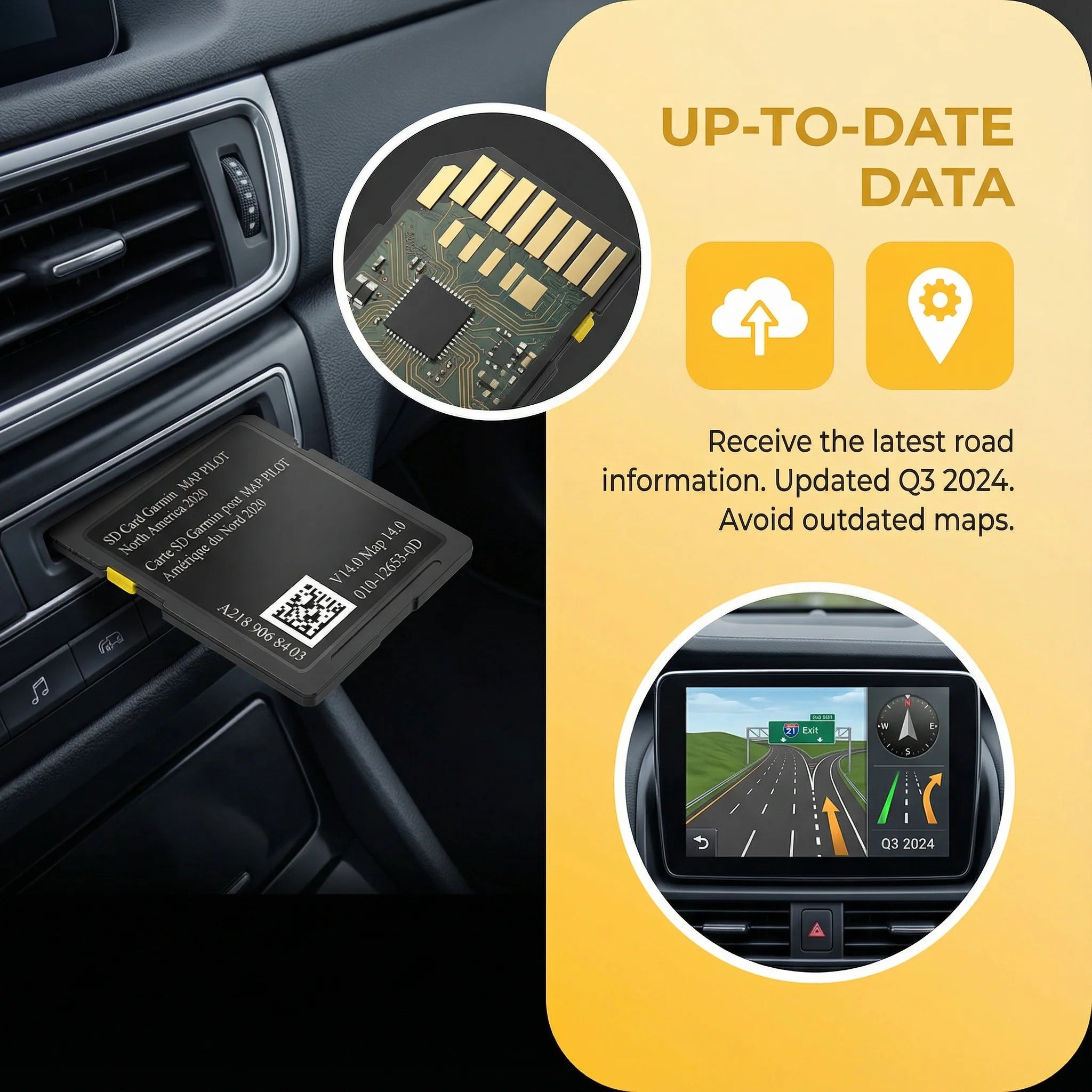 Mercedes-Benz Garmin Map Pilot 2024 GPS Navigation SD Card A2189068403