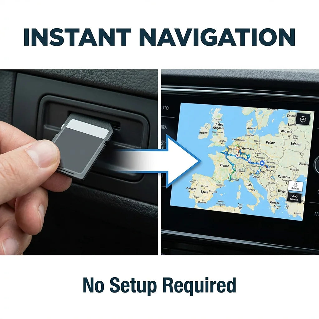 VW Discover Media MIB2 AS V22 2026 UK Europe GPS Navigation SD Card