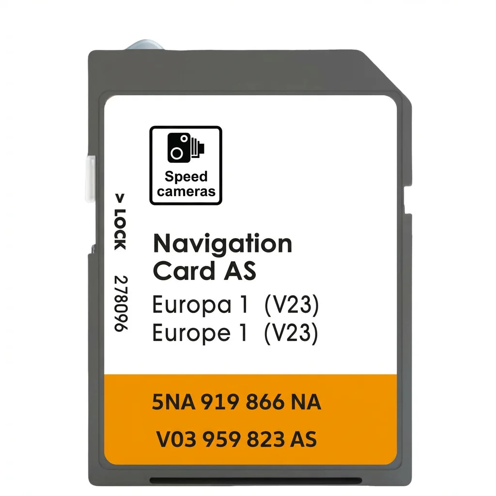VW Discover Media MIB2 AS V22 2026 UK Europe GPS Navigation SD Card