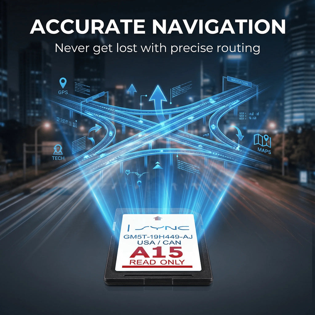 Lincoln 2024 Latest North America A15 GPS Navigation SD Card Update