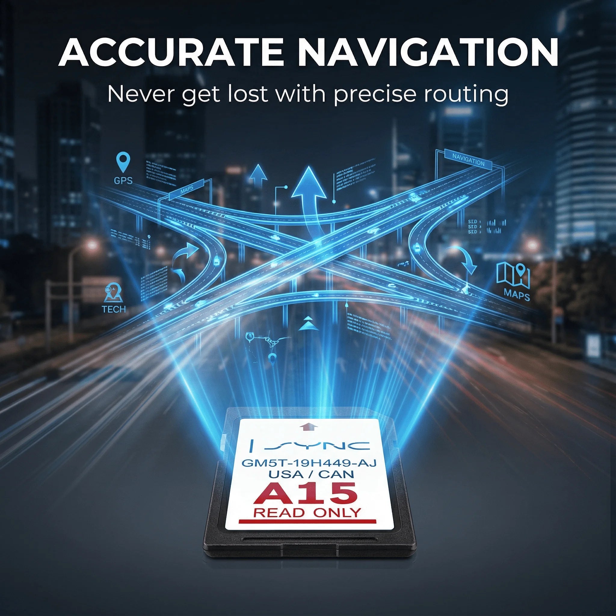 Lincoln 2024 Latest North America A15 GPS Navigation SD Card Update