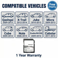 2023 Sat Nav SD Card for Nissan Connect 1 (LCN1) — Europe Map Update V12 LCN1EV12 — Fits Qashqai (J10), Juke - 2025 Map Update Sat Nav Store