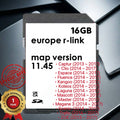 Renault R-link 11.45 2025 GPS Navigation SD Card Europe UK