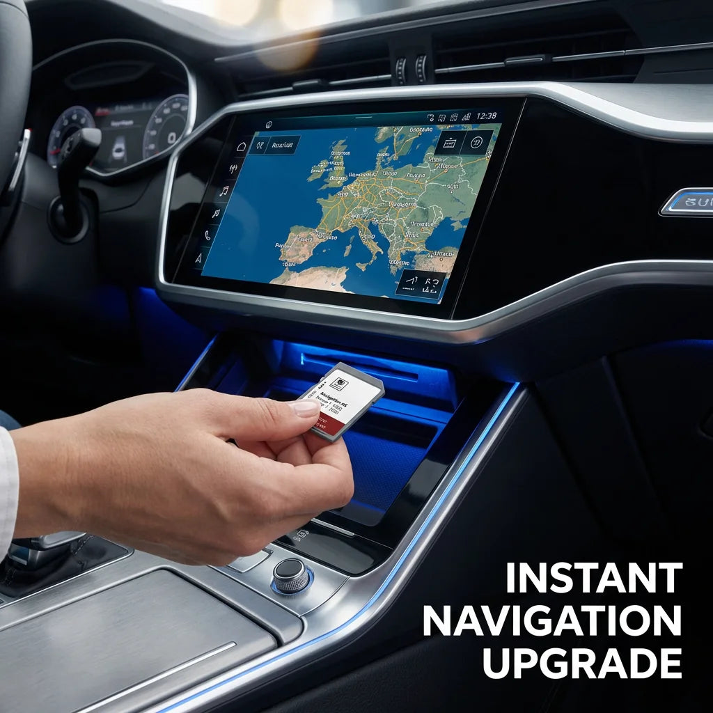 Amundsen / Discover Media SD Card — MIB2 Gen2, Europe Maps & Speed Cameras 2026 — Fits SEAT Alhambra/Arona/Ateca/Ibiza/Leon