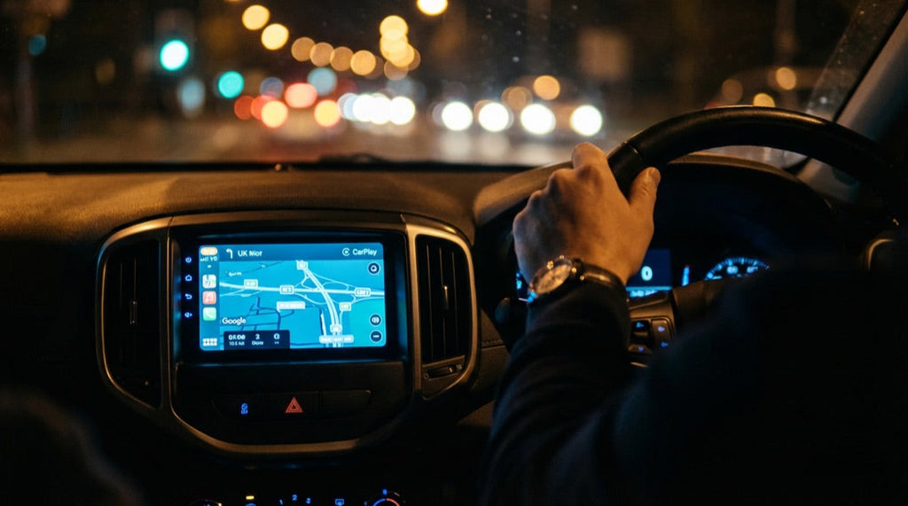 7" Wireless CarPlay GPS Sat Nav — UK & Europe Maps, Lifetime Updates - 2025 Map Update Sat Nav Store