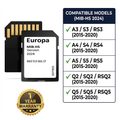 2024 Europe Sat Nav SD Card for Audi MIB-HS System — Map Update 8W0 919 866 CP — Fits A3, A4, A5, Q2, Q5 & S/RS Models (2015-2020)