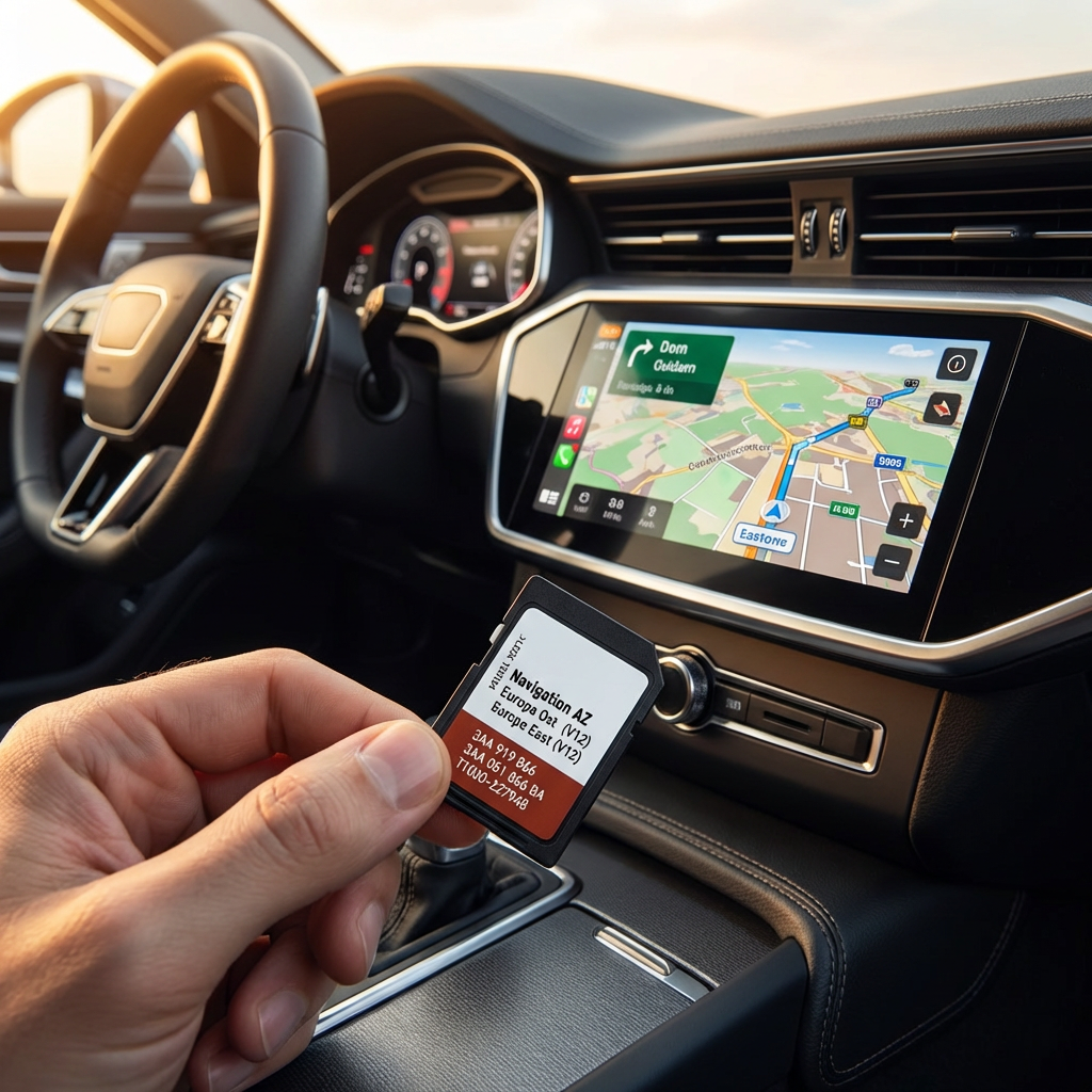East Europe Sat Nav SD Card for VW RNS315 System — Map Update V12 Fits Golf 6, Passat, Tiguan, Polo, Touran, Amarok (2005-2019) - 2025 Map Update Sat Nav Store